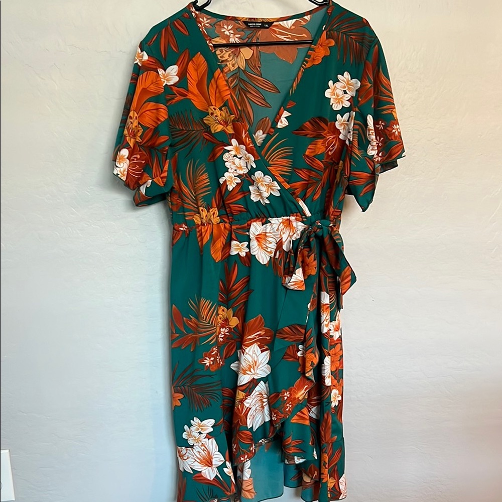 Faux Wrap Dress